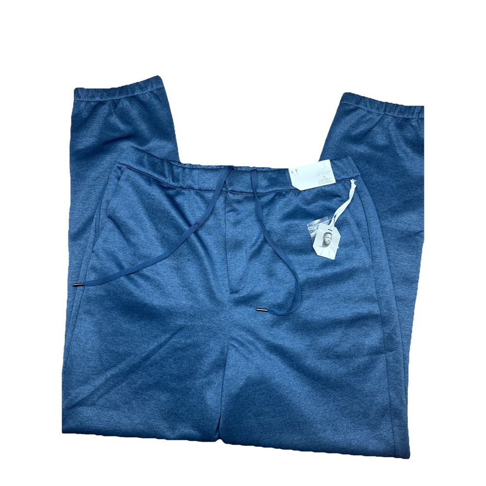 Stylus X Ladarius Campbell Drawstring Heather Blue Sweatpants Size LT Large Tall